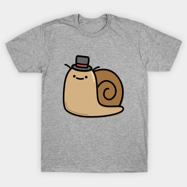 Cute Snail T-Shirt by happyfruitsart